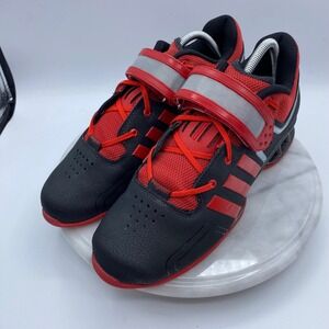 Adidas Mens 10.5 Adipower Weightlifting Shoes Black Red M21865 Powerlifting Gym